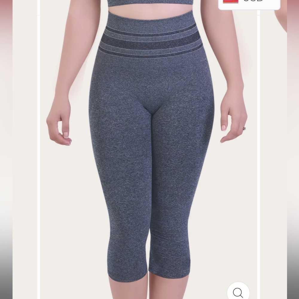 NWT!‎ Women’s Sankom Activewear Gray Capri